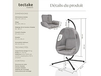 Fauteuil suspendu - gris clair - afbeelding 6 van  8