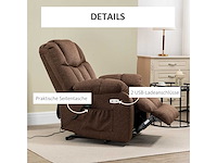 Fauteuil tv avec fonction releveur fauteuil relax électrique avec fonction chaise longue - afbeelding 10 van  11