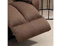 Fauteuil tv avec fonction releveur fauteuil relax électrique avec fonction chaise longue - afbeelding 11 van  11