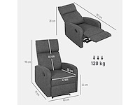 Fauteuilstoel, relaxstoel met verstelbare beensteun - afbeelding 4 van  8