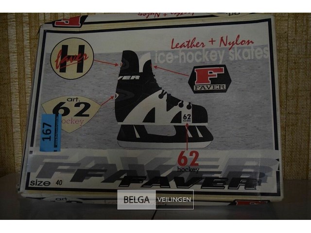 Faver art. 62 hockey ijshockeyschaatsen mt 40 - afbeelding 2 van  2