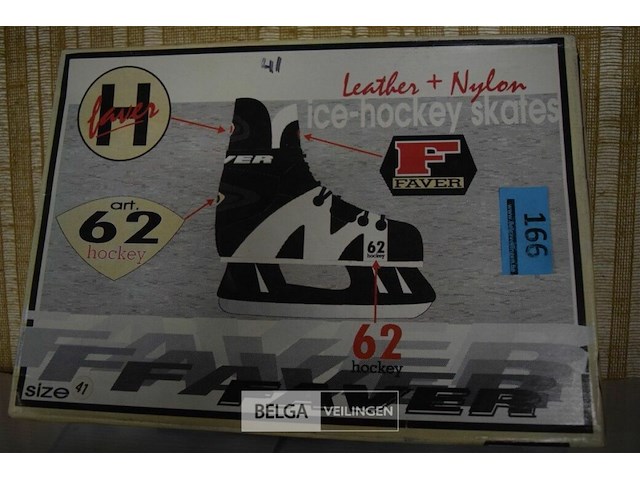 Faver art. 62 hockey ijshockeyschaatsen mt 41 - afbeelding 2 van  3