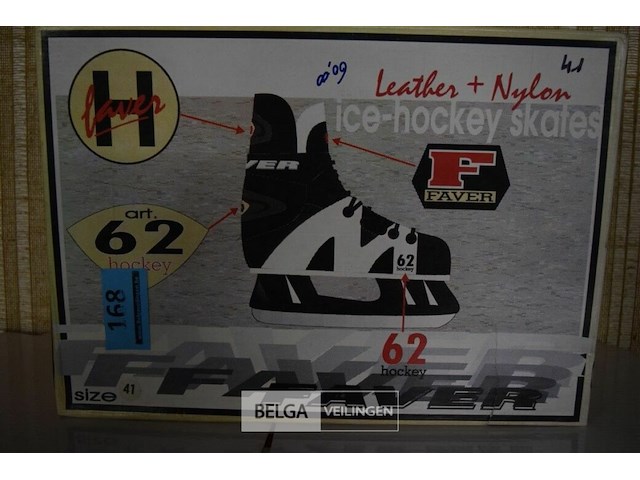 Faver art. 62 hockey ijshockeyschaatsen mt 41 - afbeelding 2 van  2