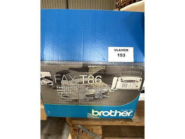 Faxtoestel, fabr. brother, type fax-t86 - afbeelding 1 van  2