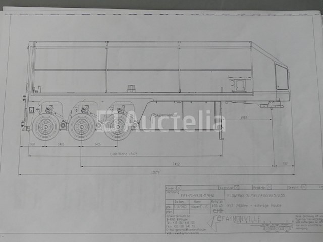 Faymonville ilo -2 3-assige trekker met lades - afbeelding 17 van  37
