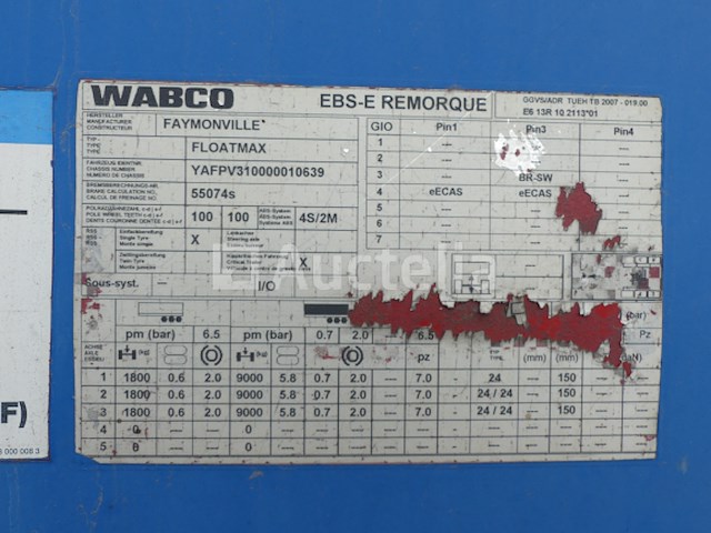 Faymonville ilo -2 3-assige trekker met lades - afbeelding 34 van  37