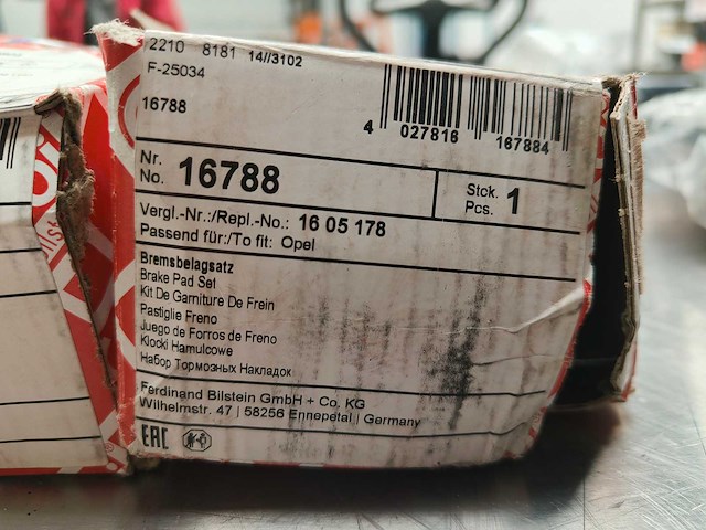 Febi bilstein remblokkensets - afbeelding 7 van  8