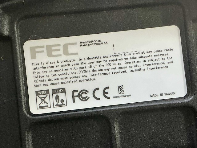 Fec ap-3615 kassa - afbeelding 5 van  6