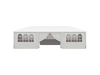 Feesttent met zijwanden 4x9 m wit 90 g/m² - afbeelding 5 van  11