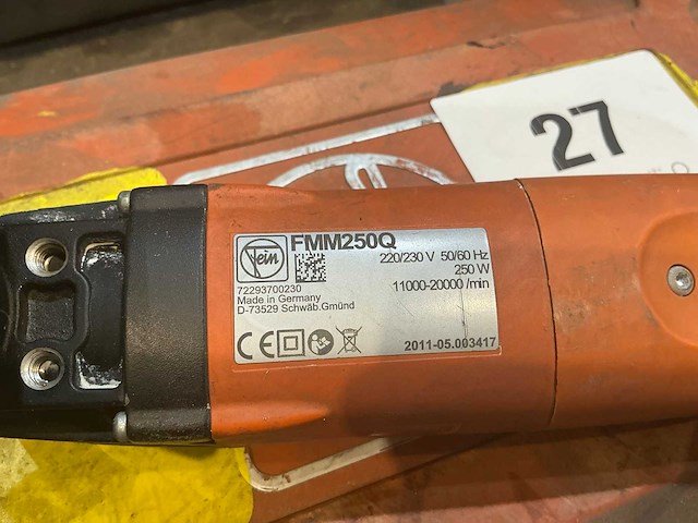 Fein fmm250q multitool - afbeelding 4 van  4