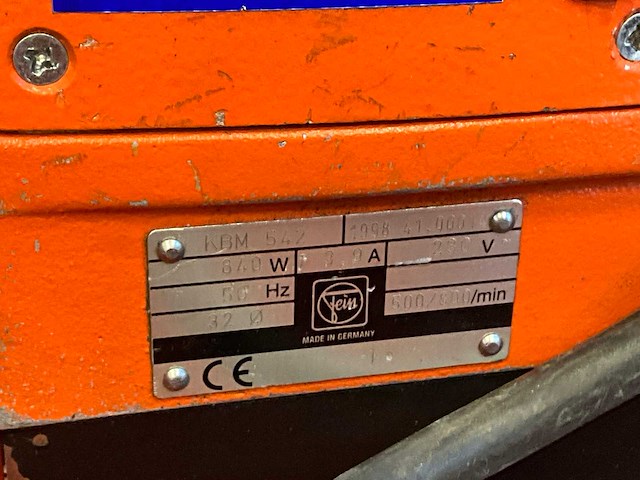 Fein kbm542 magnetische kernboormachine - afbeelding 2 van  3