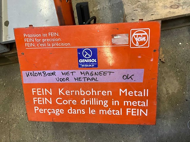 Fein kbm542 magnetische kernboormachine - afbeelding 5 van  5