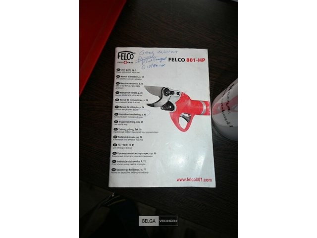 Felco elektrische snoeischaar met koffer - afbeelding 6 van  7