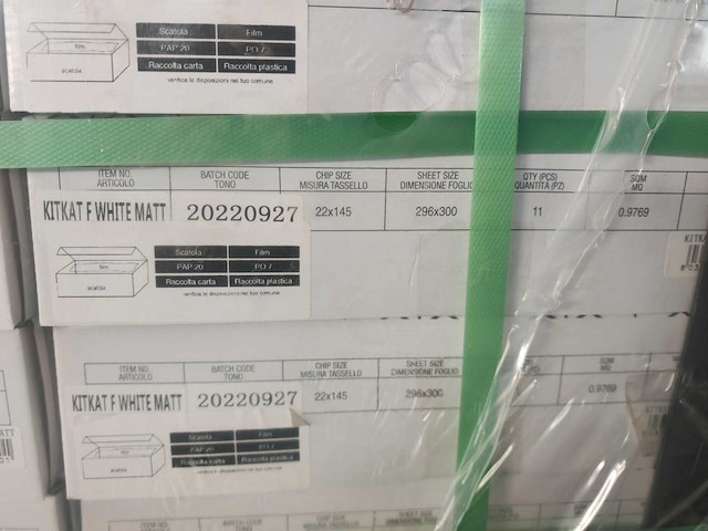 Felice kitkat white mat 29,6x30 cm mozaïek tegel 27,35 m² - afbeelding 8 van  8