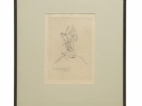 Félicien rops (1833-1898), 'louis xiv', etching on japon 25.6 x 17.7 cm. (10.08 x 6.96 in.) - afbeelding 2 van  5