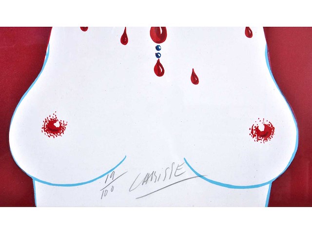 Felix labisse - les trois femmes - litho - ingelijst - afbeelding 3 van  7