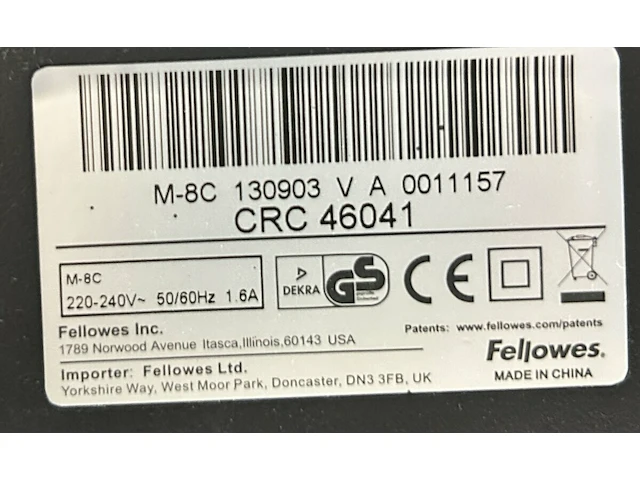 Fellowes papierversnipperaar - afbeelding 4 van  4