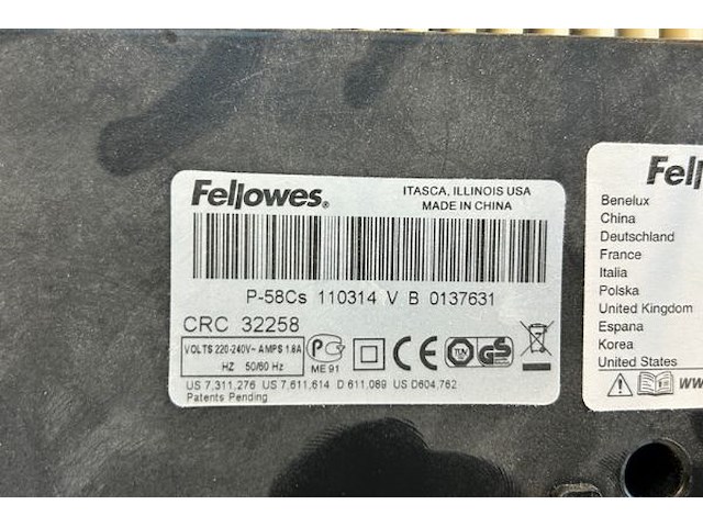 Fellowes papierversnipperaar - afbeelding 4 van  4