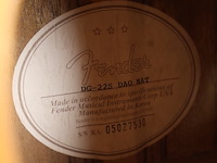 Fender akoestische gitaar - afbeelding 6 van  10