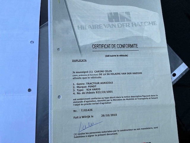 Fendt 924 vario tractor - afbeelding 29 van  38