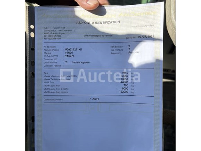 Fendt 926 tractor (1997-19.059 uur-vin: 926211291-01) - afbeelding 8 van  35