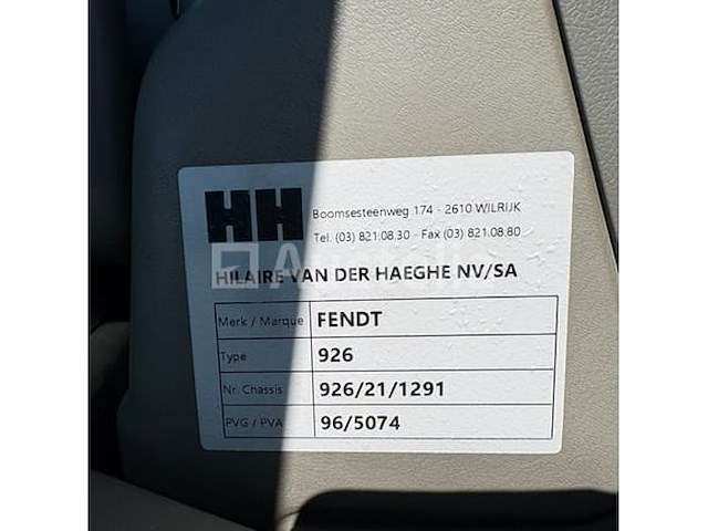 Fendt 926 tractor (1997-19.059 uur-vin: 926211291-01) - afbeelding 15 van  35
