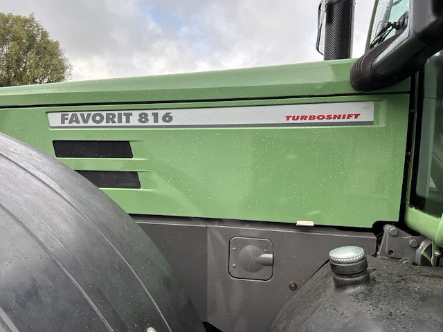 Fendt favorit 816 turboshift vierwielaangedreven tractor - afbeelding 33 van  51