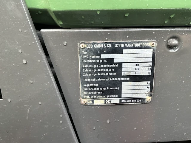 Fendt favorit 816 turboshift vierwielaangedreven tractor - afbeelding 41 van  51