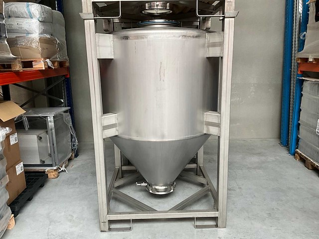 Fenicrom rvs mengcontainer - afbeelding 1 van  5