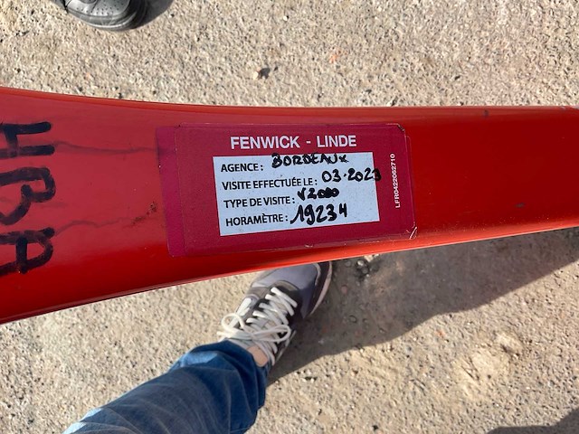 Fenwick-linde t16 elektrische palletwagen - afbeelding 1 van  1