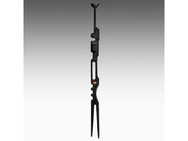 Ferdinand vonck (1921-2010), 'totem', wooden sculpture, signed and dated 1958 73 cm. (28.73 in.) - afbeelding 2 van  5