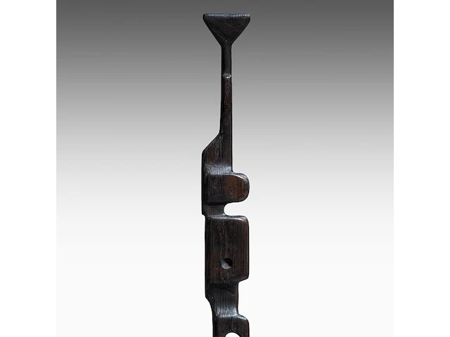 Ferdinand vonck (1921-2010), 'totem', wooden sculpture, signed and dated 1958 73 cm. (28.73 in.) - afbeelding 3 van  5