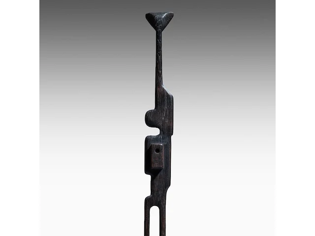 Ferdinand vonck (1921-2010), 'totem', wooden sculpture, signed and dated 1958 73 cm. (28.73 in.) - afbeelding 5 van  5