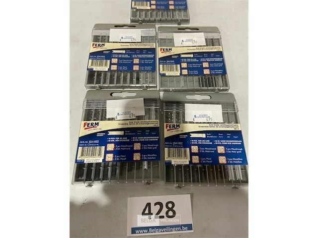 Ferm 5x10 zaafbladen voor decoupeerzaag universeel - afbeelding 2 van  3