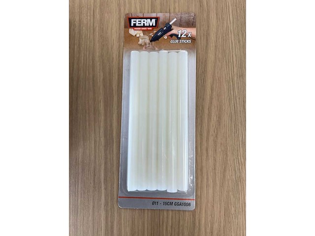 Ferm lijmpistool 70w ggm1005 + 12x lijmsticks ø11mm (15cm) - afbeelding 4 van  5