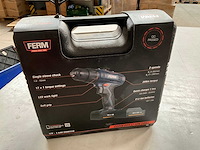 Ferm set accuboormachine, elektrische tacker en bit set - afbeelding 6 van  12