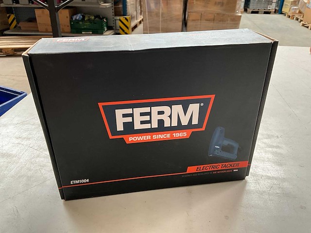 Ferm set accuboormachine, elektrische tacker en bit set - afbeelding 8 van  12