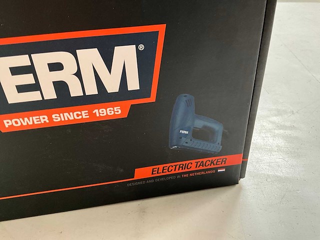 Ferm set accuboormachine, elektrische tacker en bit set - afbeelding 9 van  12