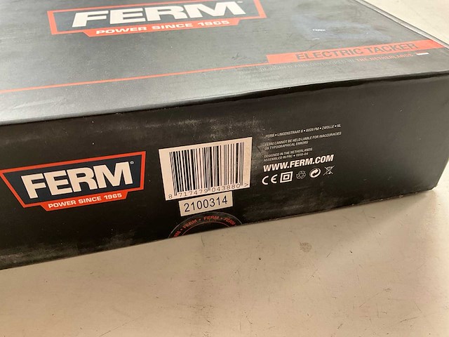 Ferm set accuboormachine, elektrische tacker en bit set - afbeelding 11 van  12