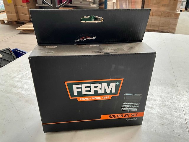 Ferm set accuboormachine, elektrische tacker en bit set - afbeelding 12 van  12