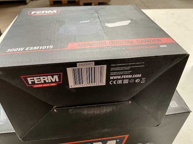 Ferm set bandschuurmachine 900w + excentrische schuurmachine 300w - afbeelding 4 van  8