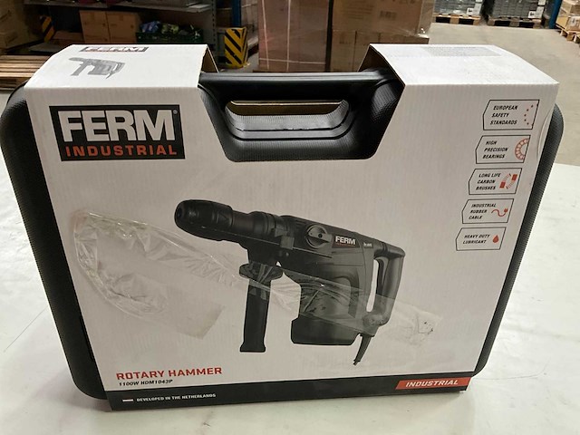 Ferm set boorhamer 1100w en decoupeerzaag 550w - afbeelding 2 van  7