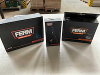 Ferm set elektrische tacker, soldeerbout en bit set