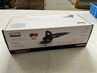 Ferm set haakse poetsmachine 1400w en polijstschijvenset - afbeelding 5 van  9