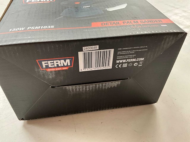 Ferm set heteluchtpistool 2000w, li-ion accu boormachine en handpalm schuurmachine 130w - afbeelding 2 van  10