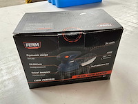 Ferm set heteluchtpistool 2000w, li-ion accu boormachine en handpalm schuurmachine 130w - afbeelding 10 van  10