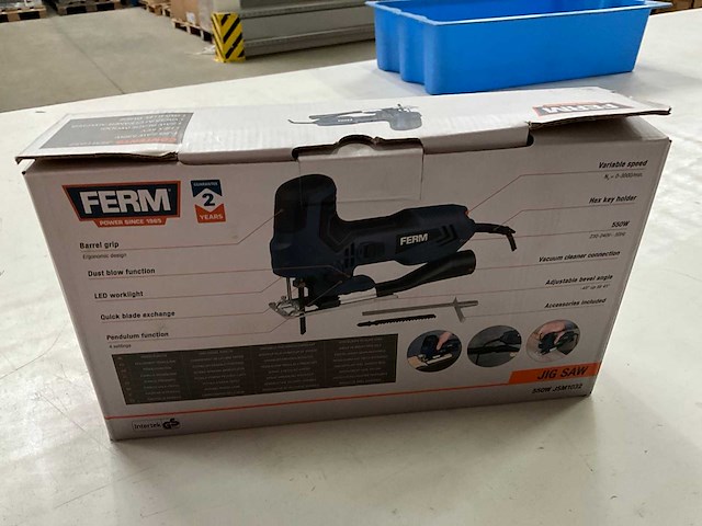 Ferm set precisie cirkelzaag 400w en decoupeerzaag 550w - afbeelding 7 van  8