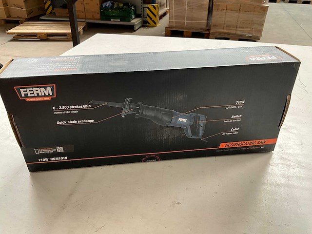Ferm set reciprozaag 710w en vlakschuurmachine 240w - afbeelding 5 van  5
