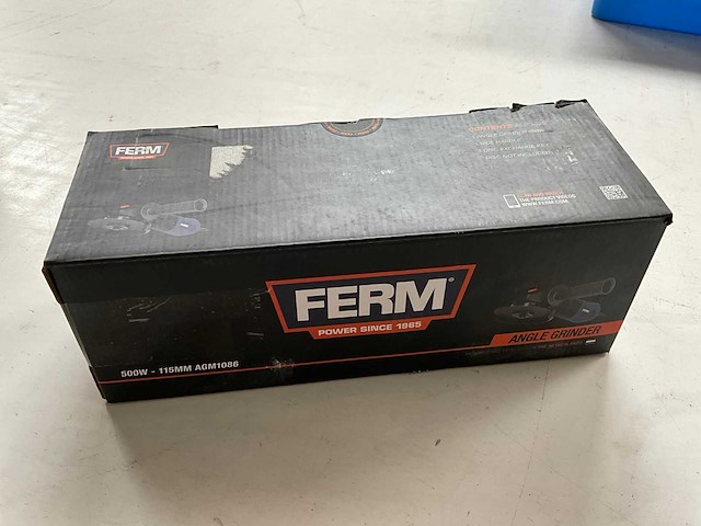 Ferm set tafelslijpmachine 250w, soldeerbout en haakse slijper 500w - afbeelding 6 van  10