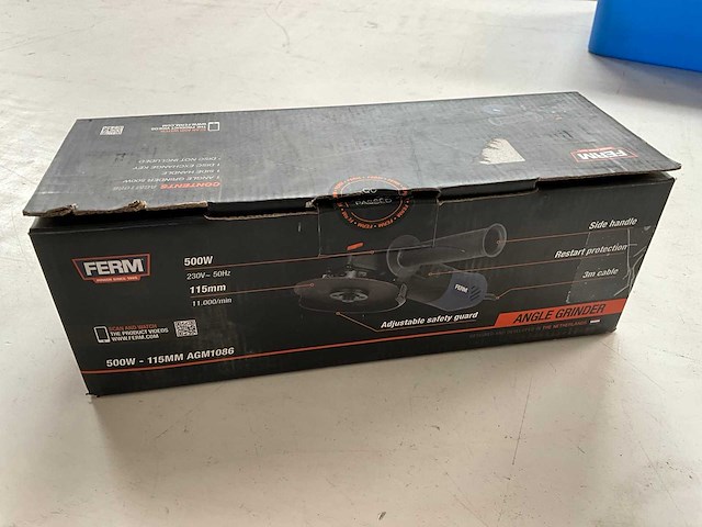 Ferm set tafelslijpmachine 250w, soldeerbout en haakse slijper 500w - afbeelding 7 van  10